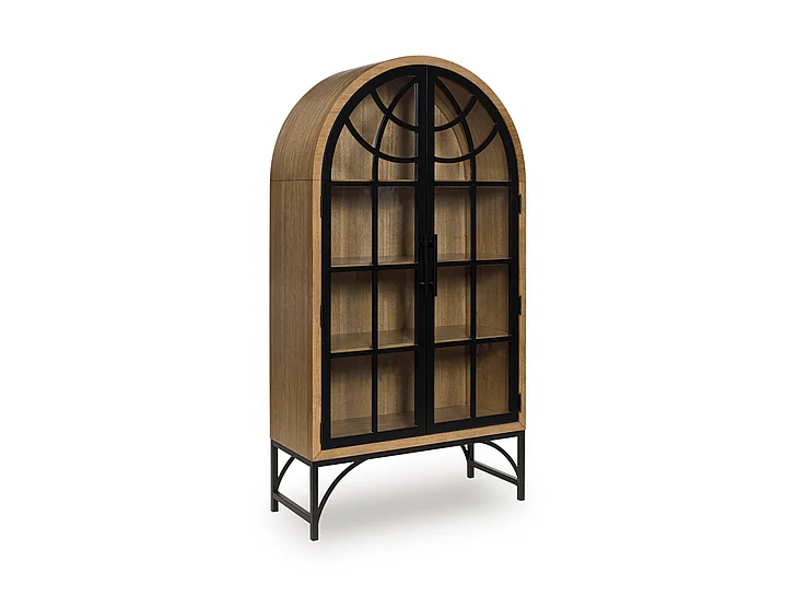 Gwenwich Accent Cabinet in Natural/Black A4000704