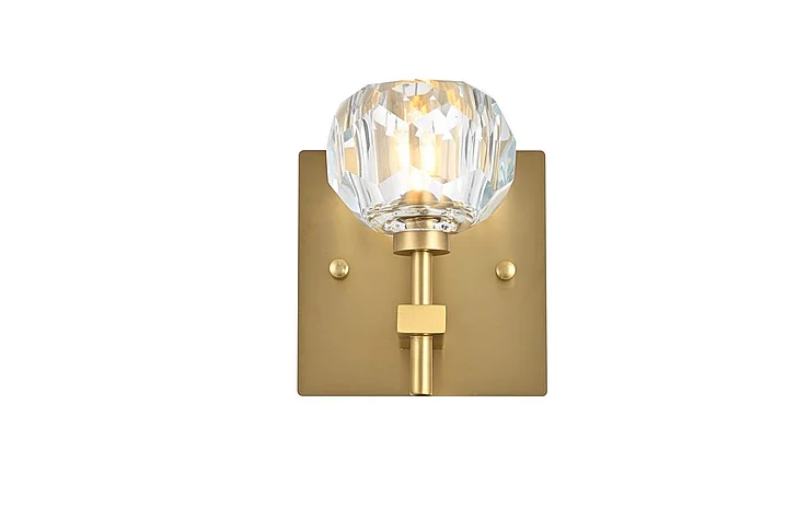 Elegant Graham 1 Light Wall Sconce in Gold 3509W6G