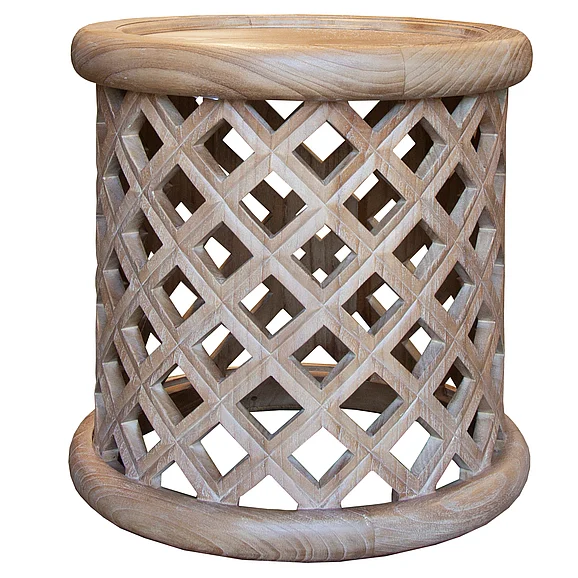 Capris Furniture 374 Lamp Table in Coastal Grey LK374CG CUSTOM ITEM