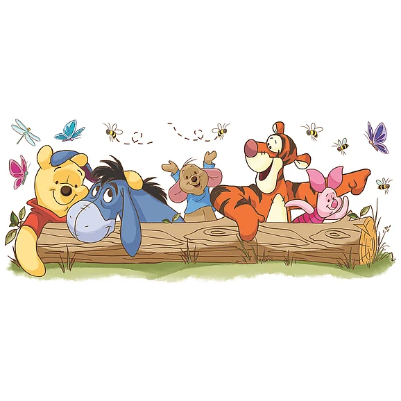 York RoomMates Winnie The Pooh - Pooh & Friends Outdoor Fun Giant Wall Decals RMK2553GM