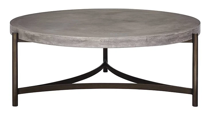 Modus Furniture Lyon Coffee Table in Medium Concrete A89421