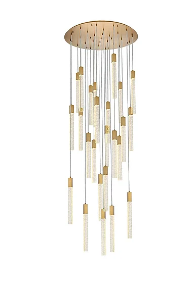 Elegant Weston 25 Lights Pendant in Satin Gold 2067G42SG