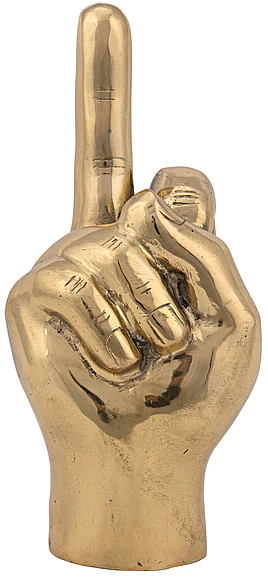 Noir Furniture The Finger, Brass AB-1A-BR