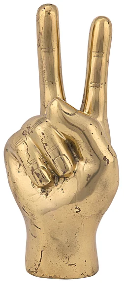 Noir Furniture Peace Sign, Brass AB-1BR
