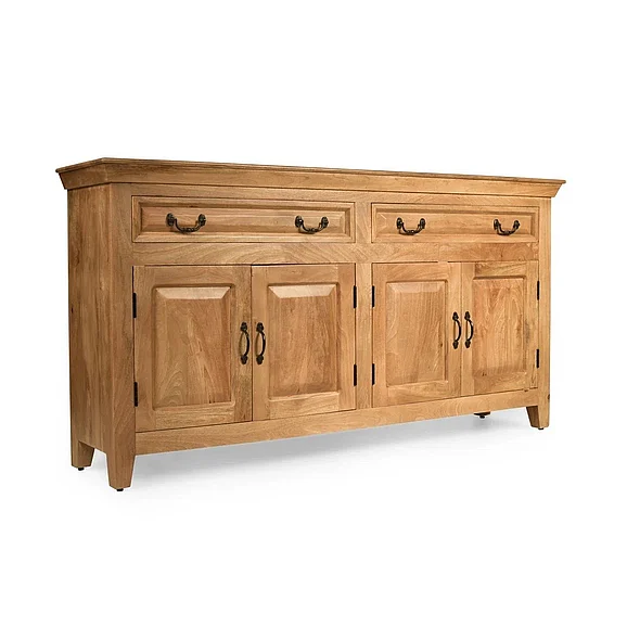 Kumu International Jamya 69" Solid Wood Sideboard Buffet - Natural ABAO882