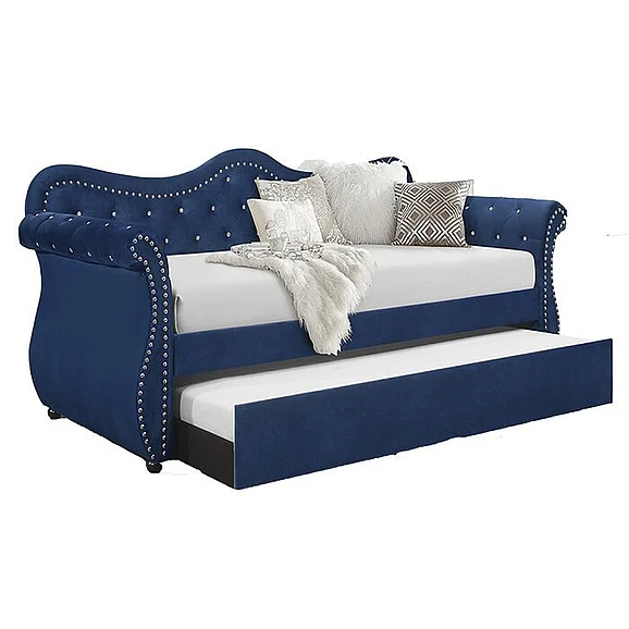 Galaxy Home Abby Twin DayBed in Blue 808857571335