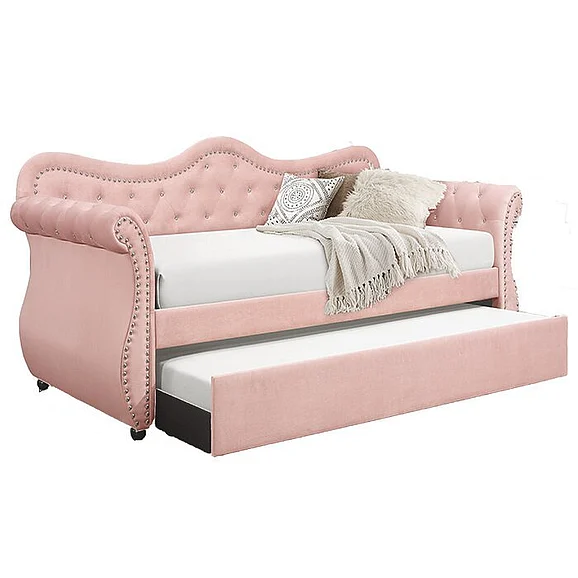 Galaxy Home Abby Twin DayBed in Pink 808857850904