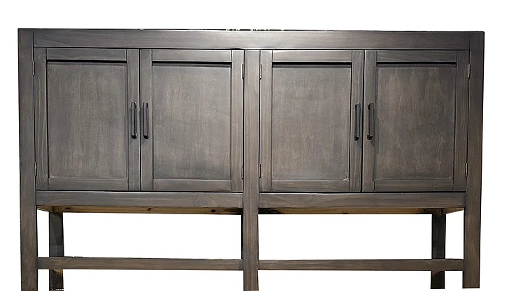Split Nickel Abby Sideboard w/ Panel V-ABBY-SPD | COA31SPD