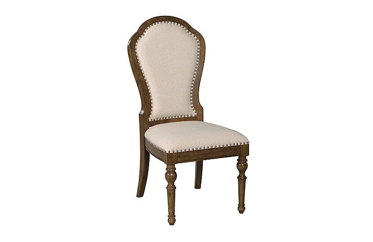 Kincaid Commonwealth Kirkman Upholstered Back Side Chair in Brown 161-622