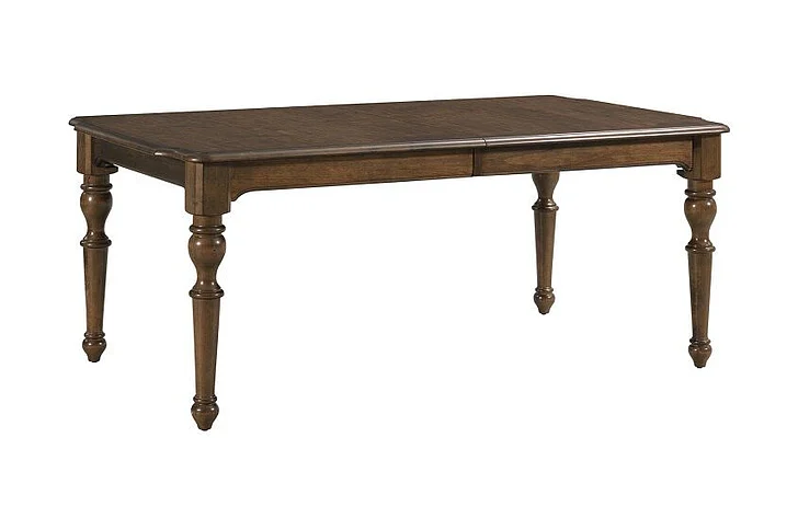 Kincaid Commonwealth Corso Leg Dining Table in Brown 161-744