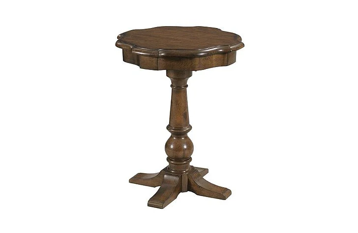 Kincaid Commonwealth Byron Round End Table in Black Nickel 161-918