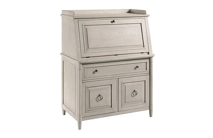 Hammary Hamilton Domaine Secretary Desk in Taupe 181-943 CLOSEOUT