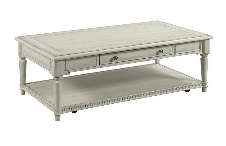 Hammary Hamilton Terrace Coffee Table in White 206-910 CLOSEOUT