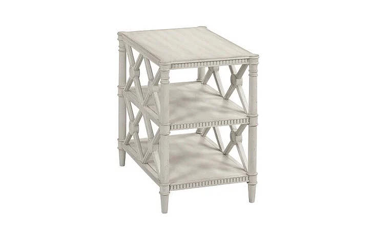 Hammary Hamilton Terrace Chairside Table in White 206-916 CLOSEOUT