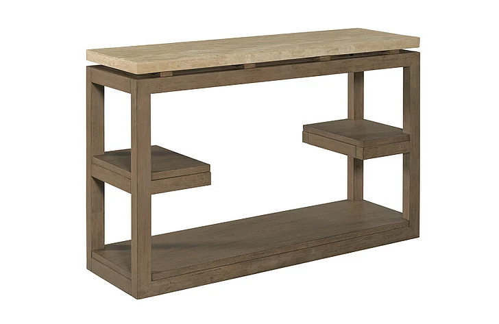 Hammary Nash Sofa Table Console in Beige 208-925
