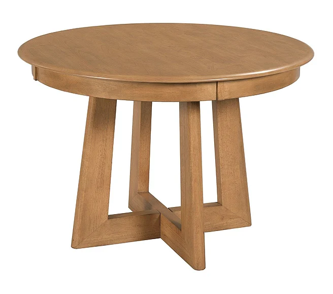 Kincaid Kafe 44" Round Pedestal Table in Cappuccino 317-707C