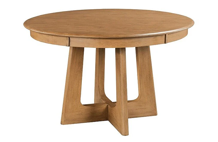 Kincaid Kafe 54" Round Pedestal Table in Cappuccino 317-708C