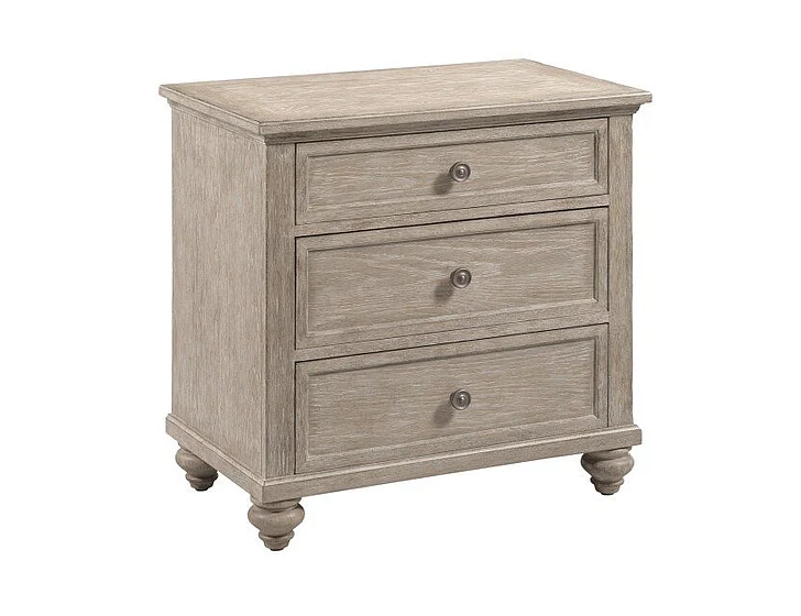 American Drew Cambric Miriam Straight Nightstand in Breve 309-421