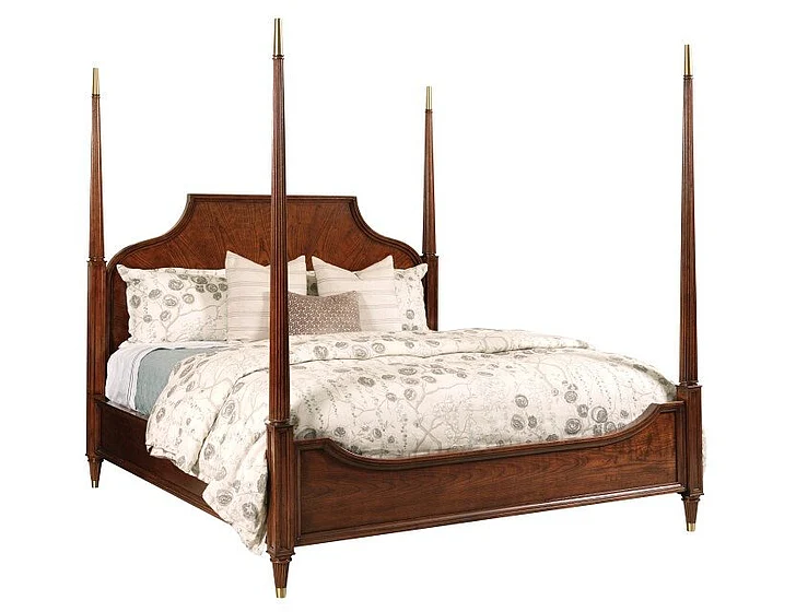 American Drew Addison Queen Duncan Poster Bed in New Classic