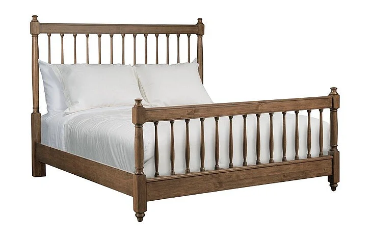 Kincaid Arbor Spindle Queen Panel Bed in Bark 537-323BP