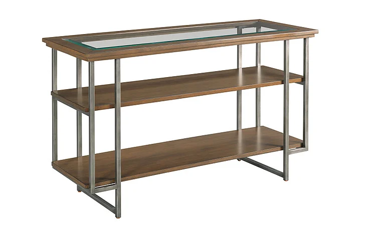 Hammary Ingrid Sofa Console Table in Bronze 260-925