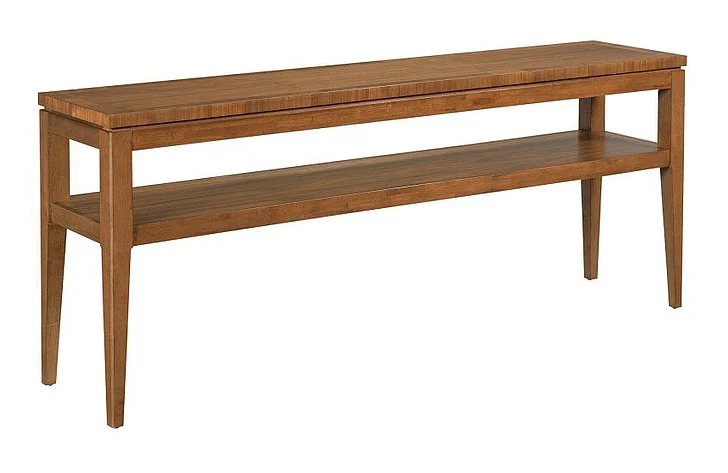 Hammary Hamilton Premise Sofa Console Table in Brown 273-925