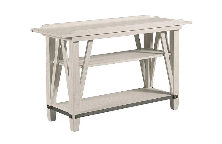 Hammary Hamilton Richter Rectangular Console Table in White 262-925 CLOSEOUT