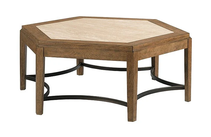 Kincaid Brookside-Acquisitions Round Coffee Table in Brown 118-911 CLOSEOUT