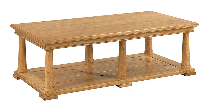 Kincaid Celeste Colonnade Rectangular Coffee Table in Maple 586-910