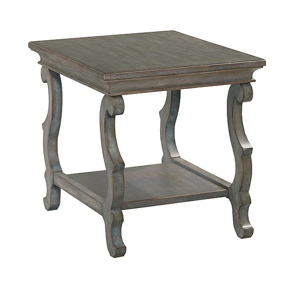 Kincaid Celeste Scroll Leg End Table in Fountain 586-916F