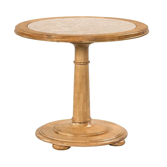 Kincaid Celeste Round Lamp Table in Maple 586-917