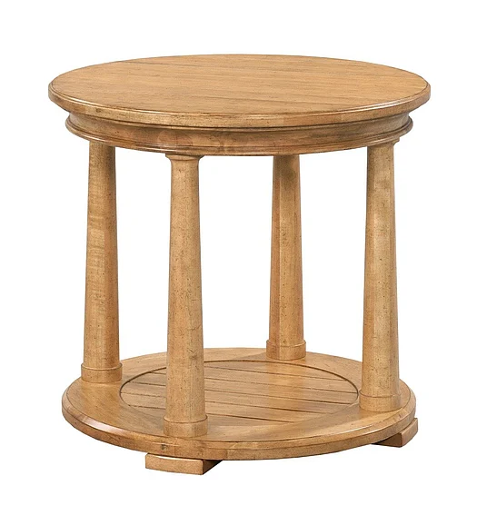 Kincaid Celeste Colonnade Round End Table in Maple 586-918
