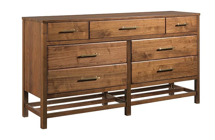 Kincaid Monogram Walnut Wonderland 7 Drawer Dresser 315-130