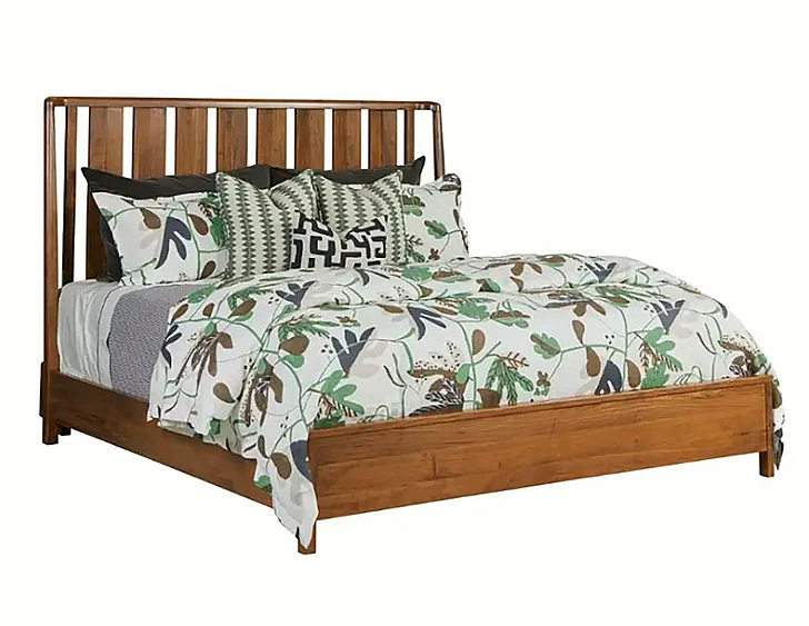 Kincaid Monogram Walnut Ashburn Cal King Slat Bed 315-308P