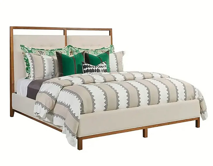 Kincaid Monogram Walnut Pinehurst Queen Upholstered Bed 315-313P