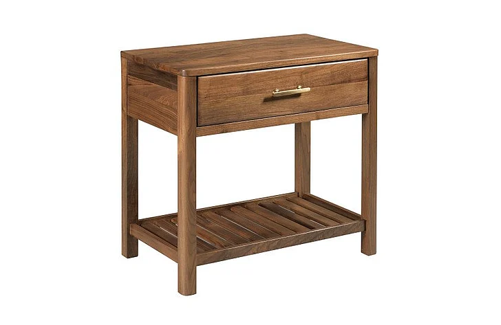 Kincaid Monogram Walnut Highland Open Nightstand 315-422