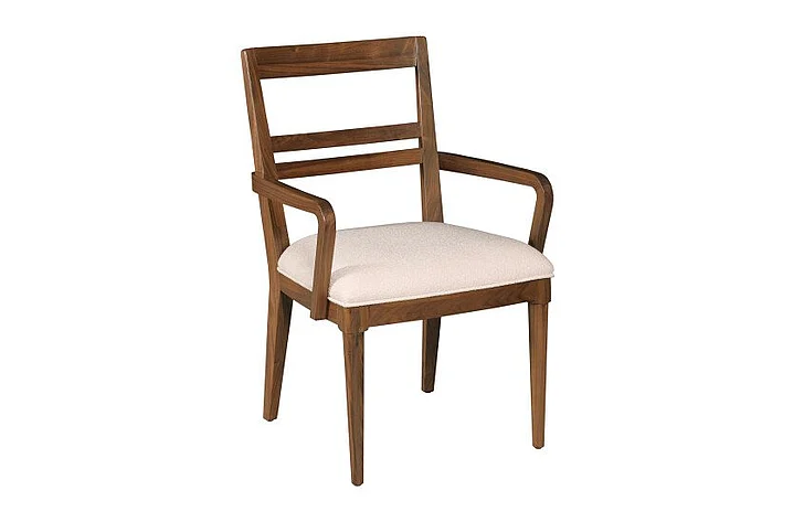 Kincaid Monogram Walnut Clubhouse Arm Chair 315-639