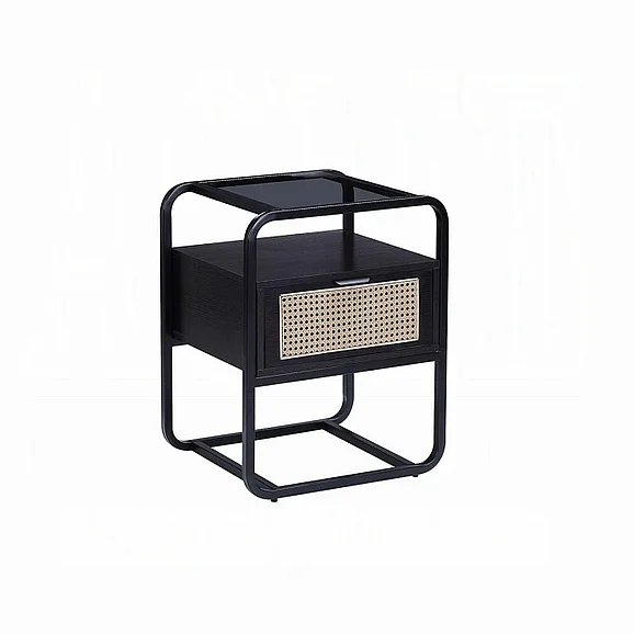 ACME Colson Accent Table in Black AC01079