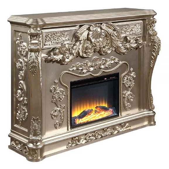 ACME Zabrina Fireplace in Gold AC01619