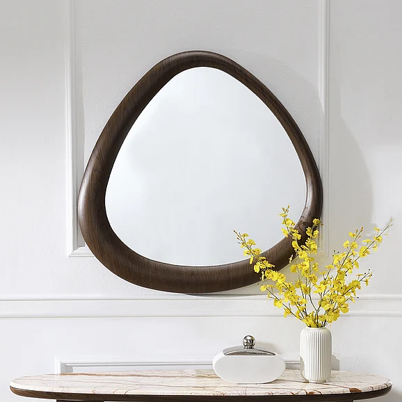 ACME Haidar Accent Mirror in Brown AC04568