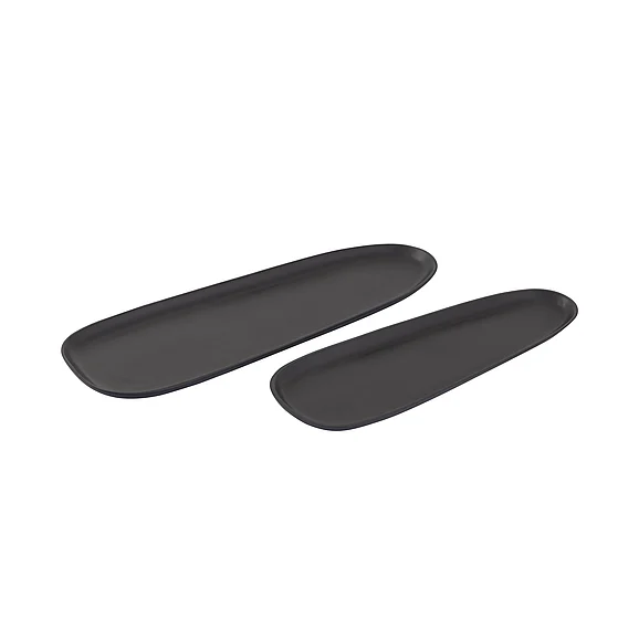 Atlas Blain Tray - Set of 2 Matte Black AC11104-01S PROMO