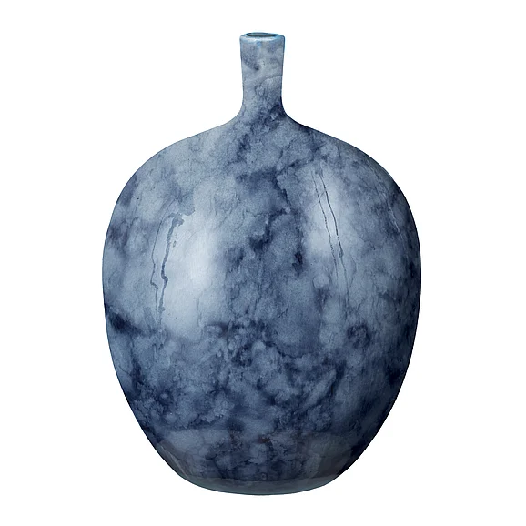 Atlas Midnight Marble Vase - Large AC11480-01 PROMO