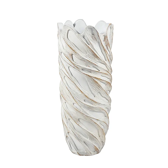 Atlas Odell Vase - Weathered White AC11506-01 PROMO