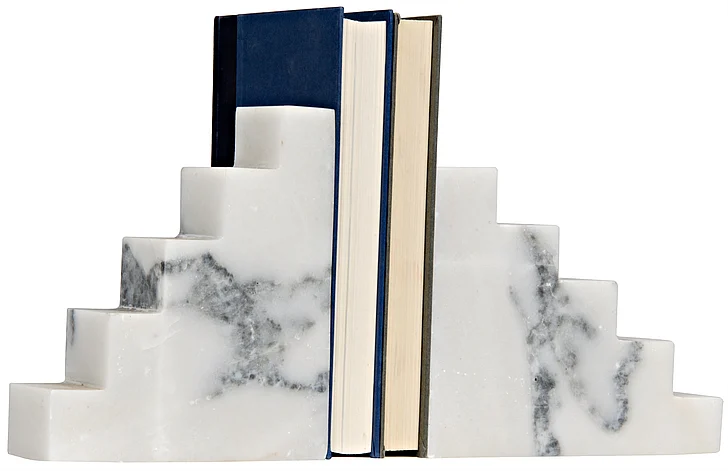 Noir Furniture Step Bookends AC142