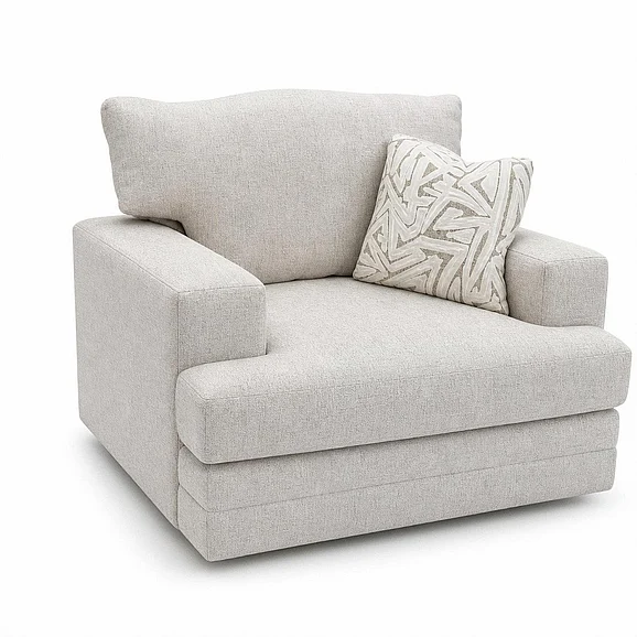 Corinthian 1600S Clapton Big Swivel Chair in Chantel-Rawsilk AC1616