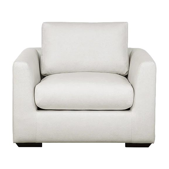 Manhattan Comfort Cleo Upholstered Accent Chair in Cream AC1949-CR
