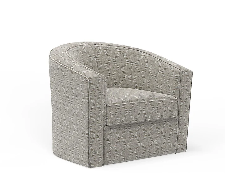 Corinthian Brighton Swivel Accent Chair in Linen FGAC1958