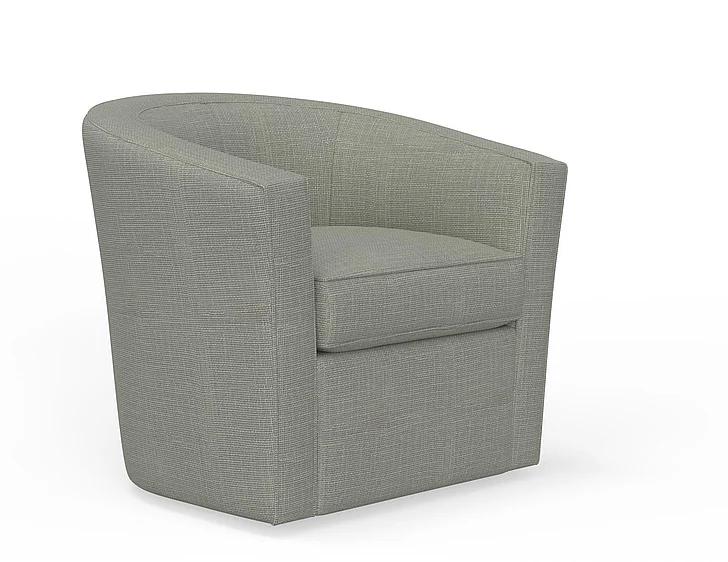 Corinthian Audrey Swivel Accent Chair in Cream FGAC1985