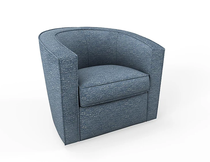 Corinthian Bianca Accent Chair in Blue FGAC1988