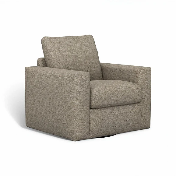 Corinthian 8000 Bonita Swivel Accent Chair in Desert FGAC2881